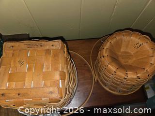MaxSold Auction: 6 Longaberger Baskets  - Hatboro (Pennsylvania, USA) PARTNER MANAGED Estate Sale Online Auction -  Exton Road
