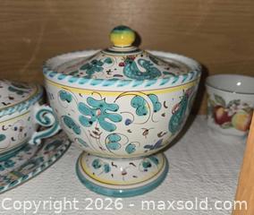 MaxSold Auction: Italian Pottery, Johnson Bros, More Dinnerware - Hatboro (Pennsylvania, USA) PARTNER MANAGED Estate Sale Online Auction -  Exton Road
