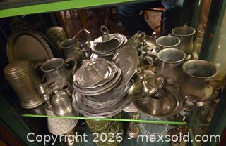 MaxSold Auction: Large Pewter Lot - Hatboro (Pennsylvania, USA) PARTNER MANAGED Estate Sale Online Auction -  Exton Road