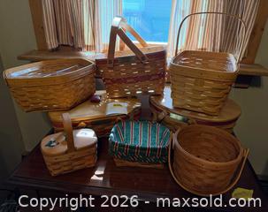 MaxSold Auction: Longaberger baskets - Hatboro (Pennsylvania, USA) PARTNER MANAGED Estate Sale Online Auction -  Exton Road