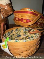 MaxSold Auction: Longaberger baskets  - Hatboro (Pennsylvania, USA) PARTNER MANAGED Estate Sale Online Auction -  Exton Road