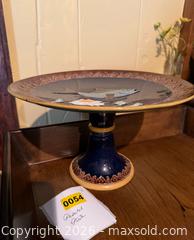 MaxSold Auction: Majolica Pedestal Plate fish motif - Hatboro (Pennsylvania, USA) PARTNER MANAGED Estate Sale Online Auction -  Exton Road