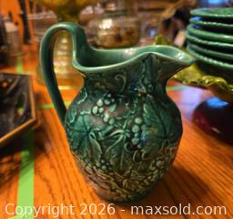 MaxSold Auction: Majolica Plates Pitchers and Leaf Pedestal Stand - Hatboro (Pennsylvania, USA) PARTNER MANAGED Estate Sale Online Auction -  Exton Road