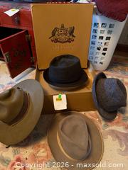 MaxSold Auction: Men’s hats, Stetson & more  - Hatboro (Pennsylvania, USA) PARTNER MANAGED Estate Sale Online Auction -  Exton Road