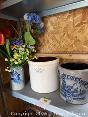 MaxSold Auction: Pottery crocks  - Hatboro (Pennsylvania, USA) PARTNER MANAGED Estate Sale Online Auction -  Exton Road