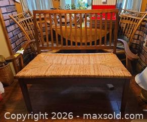 MaxSold Auction: Rush Seat Bench - Hatboro (Pennsylvania, USA) PARTNER MANAGED Estate Sale Online Auction -  Exton Road