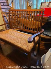 MaxSold Auction: Rush Seat Bench - Hatboro (Pennsylvania, USA) PARTNER MANAGED Estate Sale Online Auction -  Exton Road
