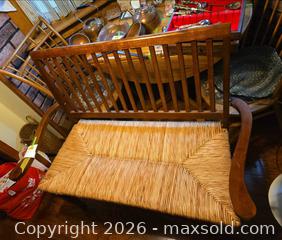 MaxSold Auction: Rush Seat Bench - Hatboro (Pennsylvania, USA) PARTNER MANAGED Estate Sale Online Auction -  Exton Road