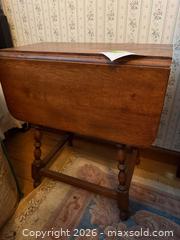 MaxSold Auction: Small drop leaf table  - Hatboro (Pennsylvania, USA) PARTNER MANAGED Estate Sale Online Auction -  Exton Road