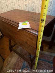 MaxSold Auction: Small drop leaf table  - Hatboro (Pennsylvania, USA) PARTNER MANAGED Estate Sale Online Auction -  Exton Road
