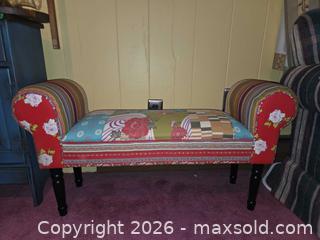 MaxSold Auction: Small Upholstered Bench Seat - Hatboro (Pennsylvania, USA) PARTNER MANAGED Estate Sale Online Auction -  Exton Road