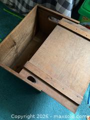 MaxSold Auction: Vintage Moosehead dovetail wooden crate  - Hatboro (Pennsylvania, USA) PARTNER MANAGED Estate Sale Online Auction -  Exton Road
