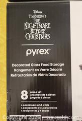 MaxSold Auction: Brand new Pyrex Nightmare before Christmas dishes - Saanich (British Columbia, Canada) SELLER MANAGED Downsizing Online Auction - Tall Tree Place