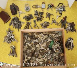 MaxSold Auction: HUGE lot of vintage/antique keys - Saanich (British Columbia, Canada) SELLER MANAGED Downsizing Online Auction - Tall Tree Place