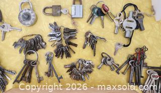 MaxSold Auction: HUGE lot of vintage/antique keys - Saanich (British Columbia, Canada) SELLER MANAGED Downsizing Online Auction - Tall Tree Place