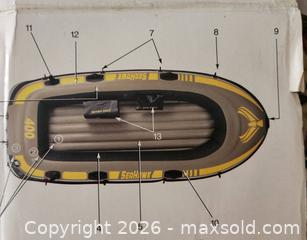 MaxSold Auction: Inflatable boat & oars - Saanich (British Columbia, Canada) SELLER MANAGED Downsizing Online Auction - Tall Tree Place