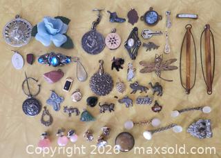 MaxSold Auction: Lot of vintage charms, brooches etc. - Saanich (British Columbia, Canada) SELLER MANAGED Downsizing Online Auction - Tall Tree Place