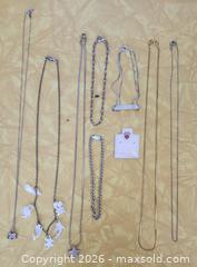 MaxSold Auction: Silver chains etc. - Saanich (British Columbia, Canada) SELLER MANAGED Downsizing Online Auction - Tall Tree Place