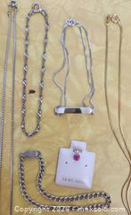 MaxSold Auction: Silver chains etc. - Saanich (British Columbia, Canada) SELLER MANAGED Downsizing Online Auction - Tall Tree Place