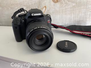 MaxSold Auction: Canon EOS Rebel T3i Includes 2 Lenses - St. Catharines (Ontario, Canada) SELLER MANAGED Downsizing Online Auction - Wildwood Road