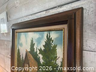 MaxSold Auction: Original Rustic Water Mill Oil Painting - St. Catharines (Ontario, Canada) SELLER MANAGED Downsizing Online Auction - Wildwood Road