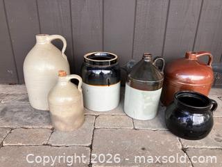 MaxSold Auction: Antique Crocks and Jugs - Douglas (Massachusetts, USA) PARTNER MANAGED Estate Sale Online Auction - South West Main Street