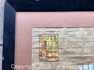 MaxSold Auction: Framed Hand-colored Egyptian Wooden Boat Print - Douglas (Massachusetts, USA) PARTNER MANAGED Estate Sale Online Auction - South West Main Street