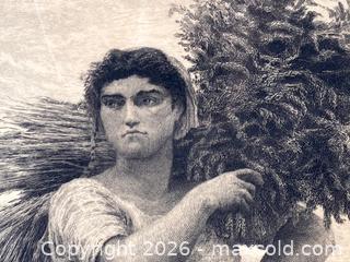 MaxSold Auction: Jules Breton "In the Fields" Antique Etching - Douglas (Massachusetts, USA) PARTNER MANAGED Estate Sale Online Auction - South West Main Street