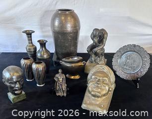 MaxSold Auction: "Masculine" Shelf Decor  - Douglas (Massachusetts, USA) PARTNER MANAGED Estate Sale Online Auction - South West Main Street