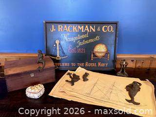 MaxSold Auction: Nautical Pieces - Douglas (Massachusetts, USA) PARTNER MANAGED Estate Sale Online Auction - South West Main Street