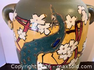 MaxSold Auction: Pair Moriage-style Vases - Douglas (Massachusetts, USA) PARTNER MANAGED Estate Sale Online Auction - South West Main Street