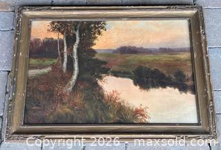 MaxSold Auction: Signed Sophie Wencke Original Landscape Painting - Douglas (Massachusetts, USA) PARTNER MANAGED Estate Sale Online Auction - South West Main Street