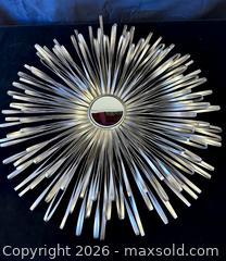 MaxSold Auction: Silver Starburst Mirror - Douglas (Massachusetts, USA) PARTNER MANAGED Estate Sale Online Auction - South West Main Street