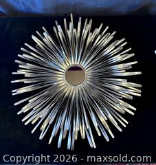 MaxSold Auction: Silver Starburst Mirror - Douglas (Massachusetts, USA) PARTNER MANAGED Estate Sale Online Auction - South West Main Street