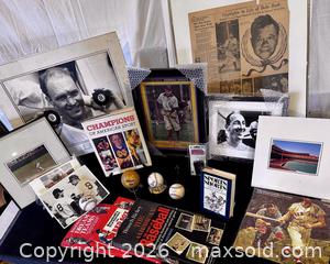 MaxSold Auction: SPORTS Collectibles - Douglas (Massachusetts, USA) PARTNER MANAGED Estate Sale Online Auction - South West Main Street