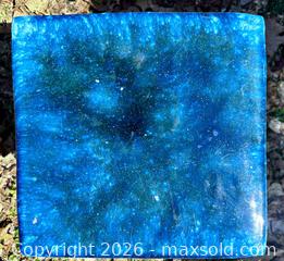 MaxSold Auction: Square Blue Garden Stool - Douglas (Massachusetts, USA) PARTNER MANAGED Estate Sale Online Auction - South West Main Street
