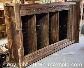 MaxSold Auction: Tall Carved Bookcase - Douglas (Massachusetts, USA) PARTNER MANAGED Estate Sale Online Auction - South West Main Street