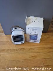 MaxSold Auction: Blaux Portable Desktop Air Conditioner - White/Blue, USB-Powered - Ottawa (Ontario, Canada) SELLER MANAGED Downsizing Online Auction - Westhaven Crescent