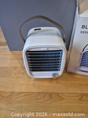 MaxSold Auction: Blaux Portable Desktop Air Conditioner - White/Blue, USB-Powered - Ottawa (Ontario, Canada) SELLER MANAGED Downsizing Online Auction - Westhaven Crescent