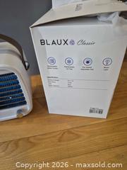 MaxSold Auction: Blaux Portable Desktop Air Conditioner - White/Blue, USB-Powered - Ottawa (Ontario, Canada) SELLER MANAGED Downsizing Online Auction - Westhaven Crescent