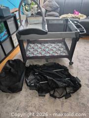 MaxSold Auction: Cosco Pack 'n Play Playard with Bassinet & Organizer, Elephant - Ottawa (Ontario, Canada) SELLER MANAGED Downsizing Online Auction - Westhaven Crescent