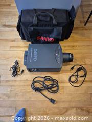 MaxSold Auction: Sanyo Pro X Multimedia Projector - Ottawa (Ontario, Canada) SELLER MANAGED Downsizing Online Auction - Westhaven Crescent