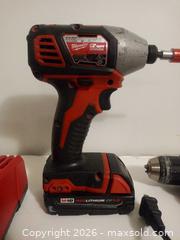 MaxSold Auction: Milwaukee Cordless Drill & Impact Driver Lot with Charger, Bits - Ottawa (Ontario, Canada) SELLER MANAGED Moving Online Auction - Des Épinettes Avenue