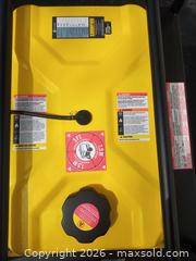 MaxSold Auction: Portable Gasoline Generator, Recoil Start, Wheeled, Yellow/Black - Ottawa (Ontario, Canada) SELLER MANAGED Moving Online Auction - Des Épinettes Avenue
