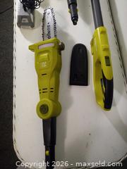 MaxSold Auction: Ryobi 24V Cordless Pole Saw & Multi-Tool Kit - Ottawa (Ontario, Canada) SELLER MANAGED Moving Online Auction - Des Épinettes Avenue