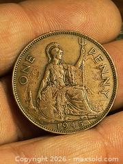 MaxSold Auction: 1945 Large Penny of England  - South Frontenac (Ontario, Canada) SELLER MANAGED Moving Online Auction - Battersea Road