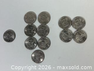 MaxSold Auction: (12) U.S. SILVER Dollars  - Toronto (Ontario, Canada) SELLER MANAGED Reseller Online Auction - Chesswood Drive