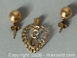 MaxSold Auction: 14K GOLD Earrings and 10K Charm - Toronto (Ontario, Canada) SELLER MANAGED Reseller Online Auction - Chesswood Drive