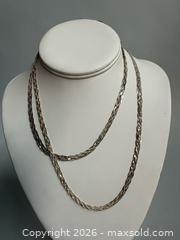 MaxSold Auction: Two SILVER Sparkle Rope Chains-Marked - Toronto (Ontario, Canada) SELLER MANAGED Reseller Online Auction - Chesswood Drive