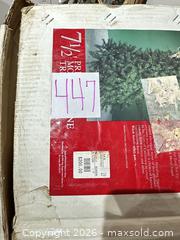 MaxSold Auction: Home For The Holidays 7.5 ft Artificial Christmas Tree - Warwick (Rhode Island, USA) SELLER MANAGED Reseller Online Auction - Warwick Avenue